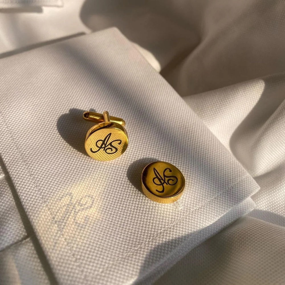 Name Engraved Cufflinks